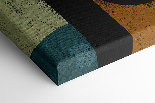 Bold colors meet abstract features Bold colors meet abstract features