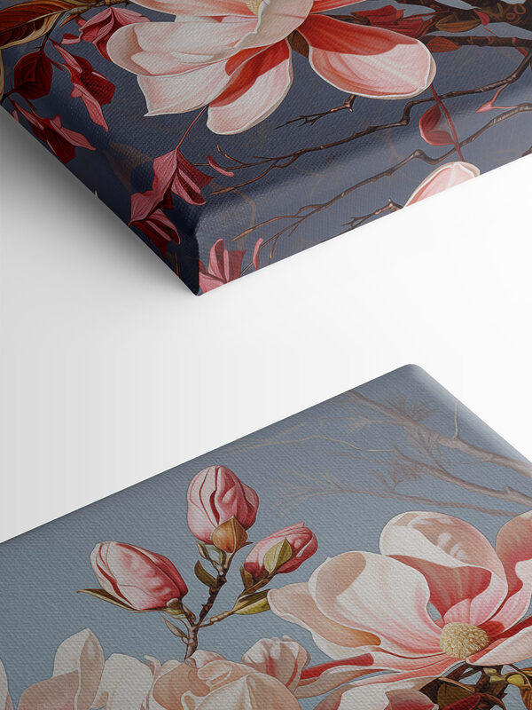 Blossoms in soft pastel hues