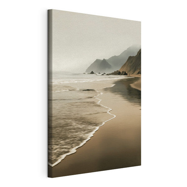Wandbilder Strand mit Wellen und Bergen (Artikelnummer: s49805) Wandbilder Wandbilder Strand mit Wellen und Bergen (Artikelnummer: s49805)