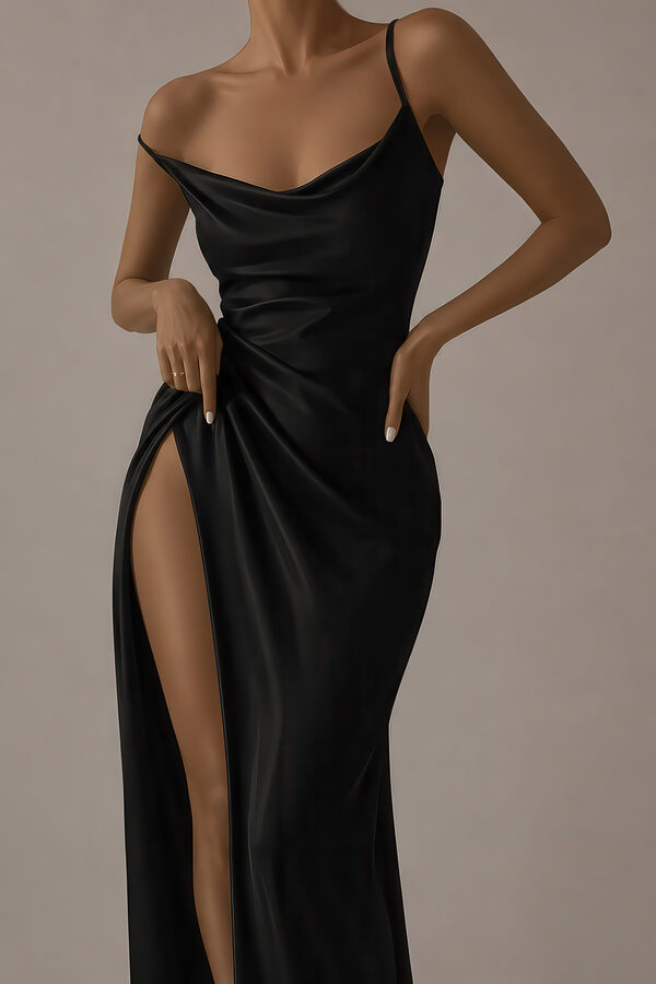 Woman in a black dress Woman in a black dress