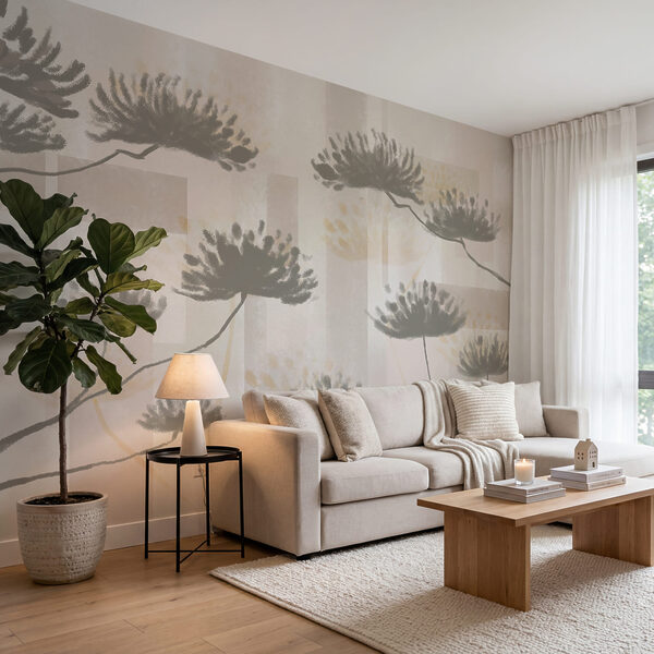 - Zarte Blumenmotive auf einem sanften Hintergrund - Zarte Blumenmotive auf einem sanften Hintergrund
