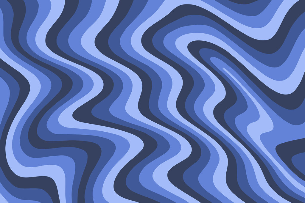 Blue and white wavy lines Blue and white wavy lines