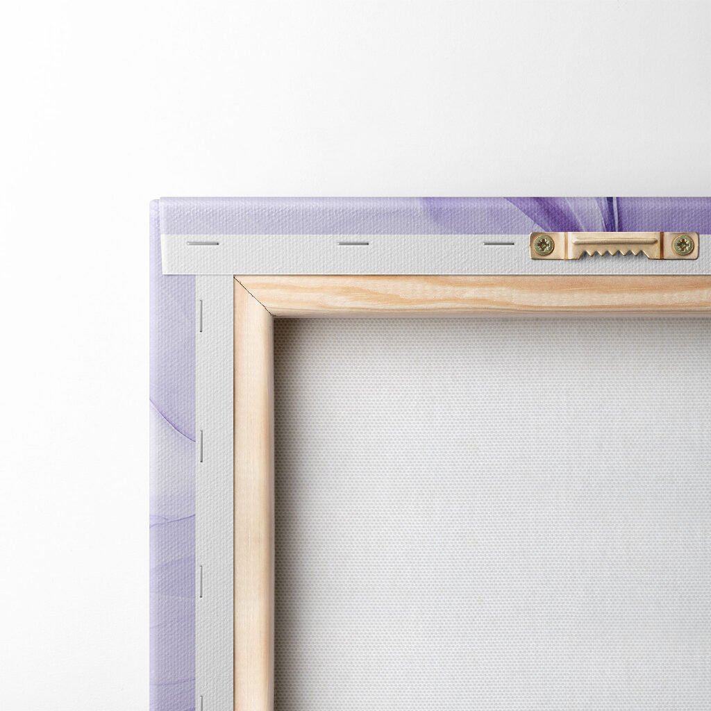 Delicate purple floral elegance unfolds