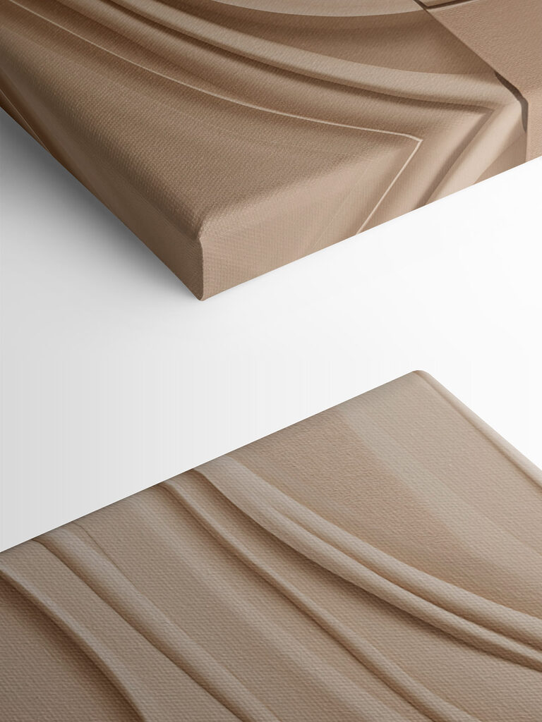 Flowing lines in neutral tones