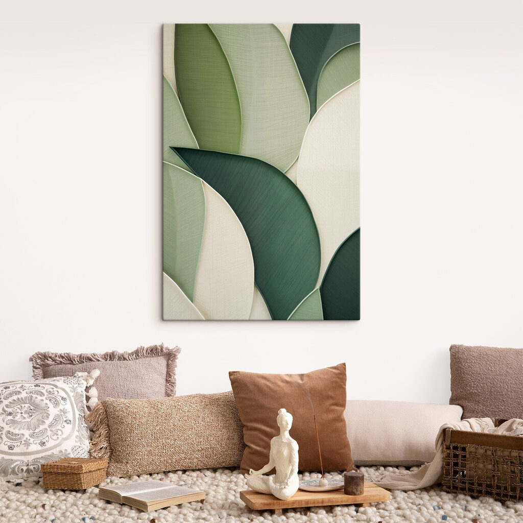 Nature-inspired layered leaf design