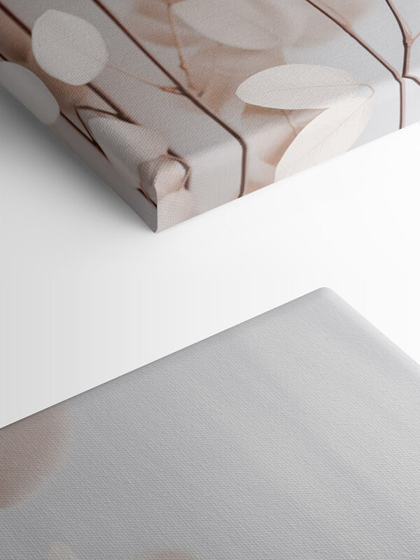 Delicate leaves against a soft background