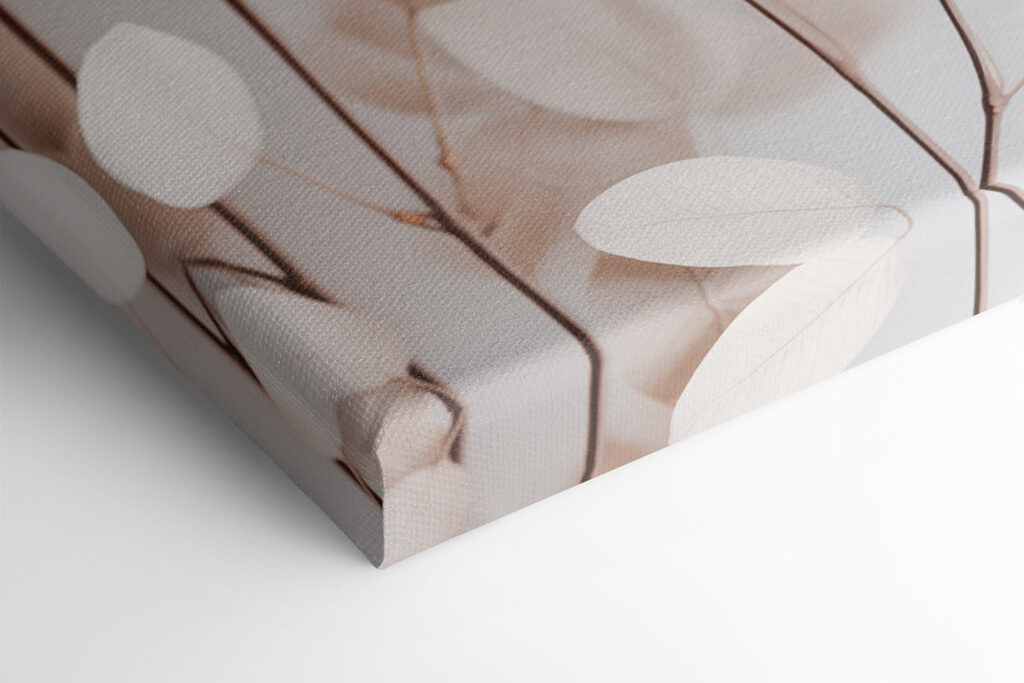 Delicate leaves against a soft background