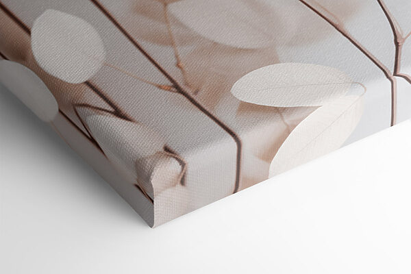 Delicate leaves against a soft background