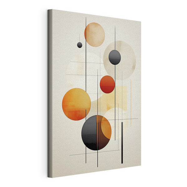 Kunstwerk mit Kreisen und Linien Wandbilder Kunstwerk mit Kreisen und Linien