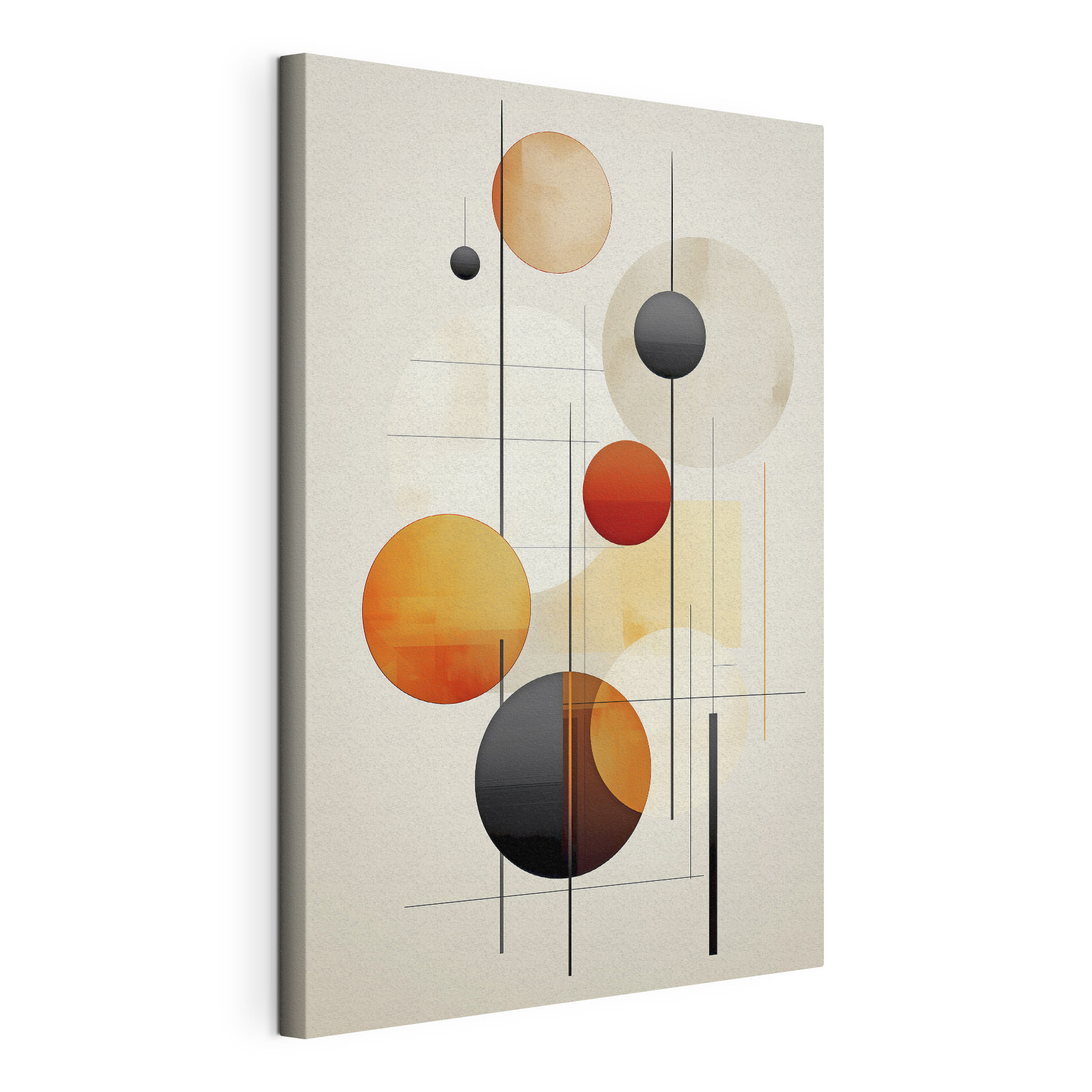 Art piece of art with circles and lines Art piece of art with circles and lines