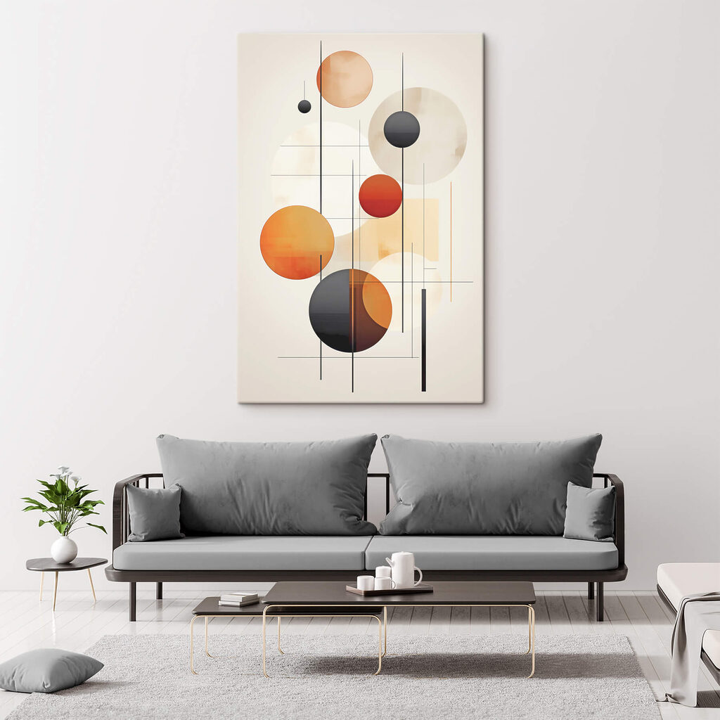 Art piece of art with circles and lines Art piece of art with circles and lines