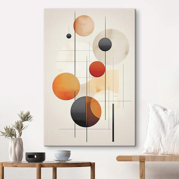 Art piece of art with circles and lines Art piece of art with circles and lines