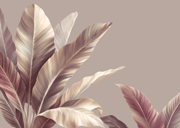 Elegant leaves on a soft backdrop Elegant leaves on a soft backdrop