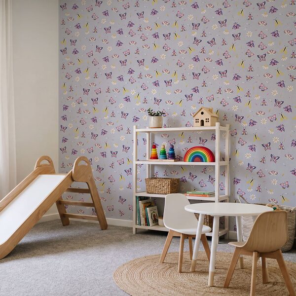 Motiv mit Schmetterlingen und Blumen Motiv mit Schmetterlingen und Blumen