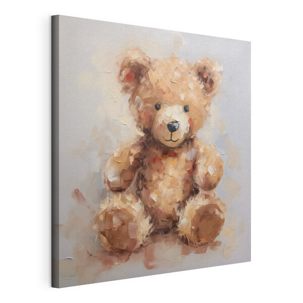 Painting of a teddy bear
