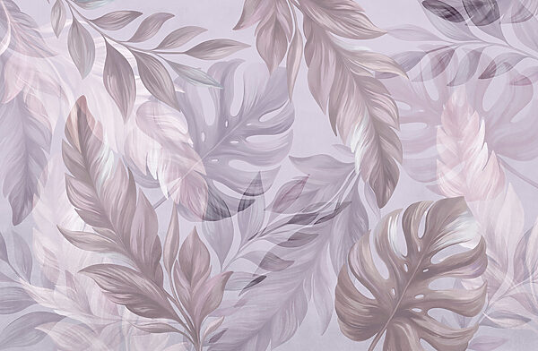 Delicate leaves in soft hues Delicate leaves in soft hues