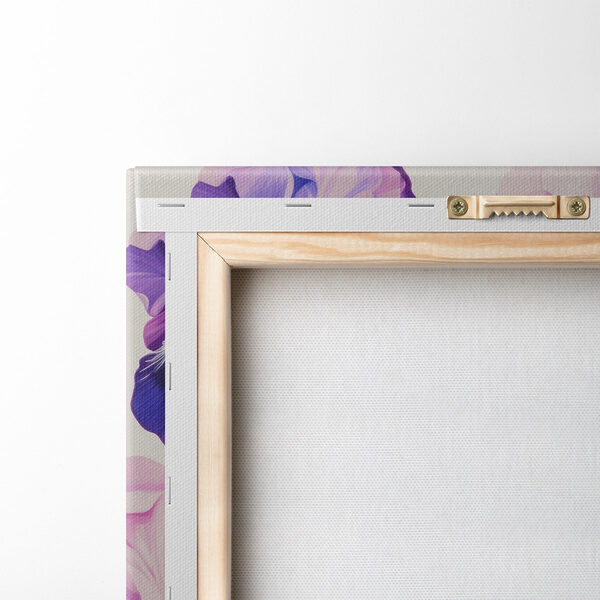 Painting of flowers on a white background Painting of flowers on a white background