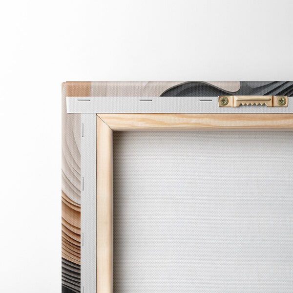 Black and white and brown wavy lines Black and white and brown wavy lines