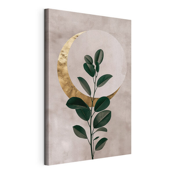 Wandbilder Pflanze mit Blättern und einem Mond (Artikelnummer: s47085) Wandbilder Wandbilder Pflanze mit Blättern und einem Mond (Artikelnummer: s47085)