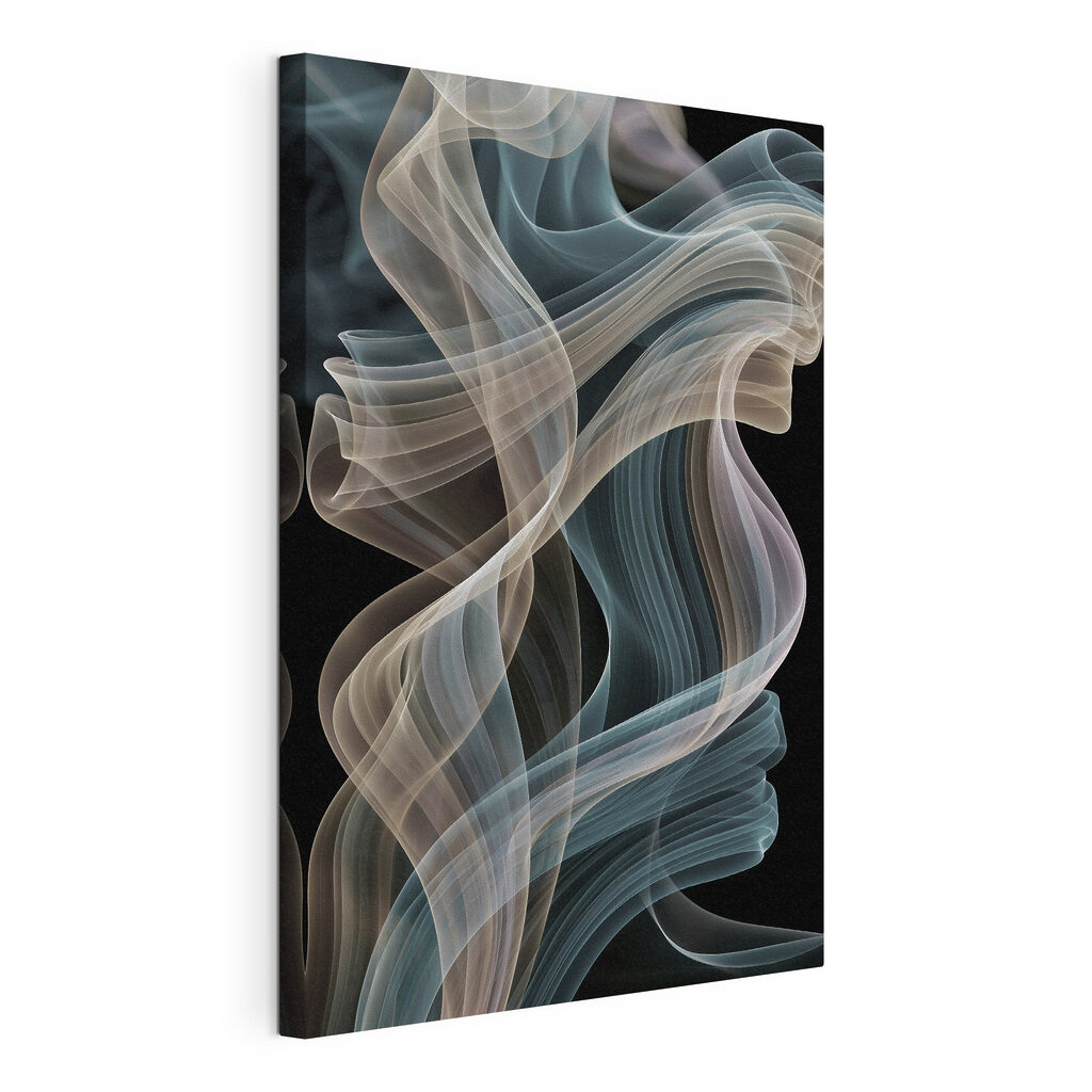 Flowing waves of soft color