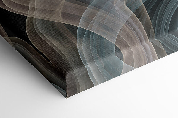 Flowing waves of soft color