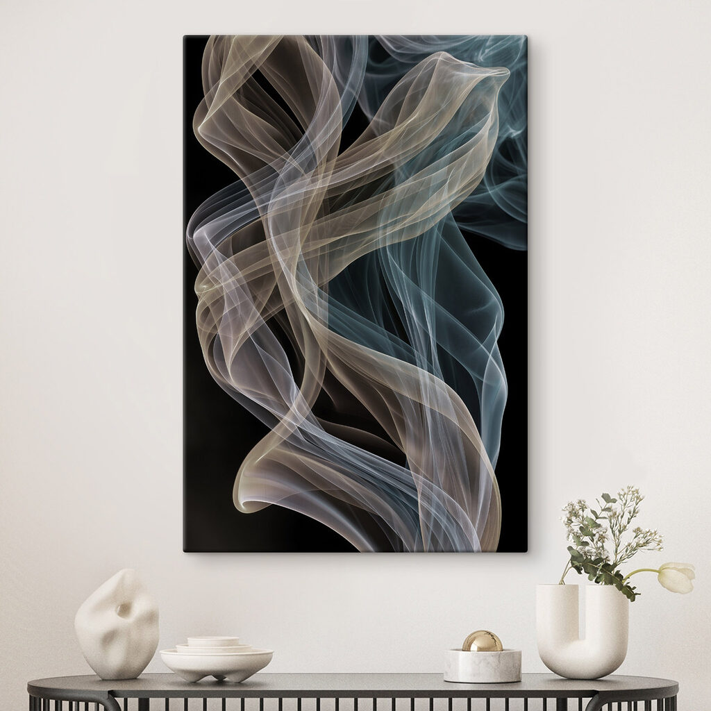 Ethereal swirls of color and movement Ethereal swirls of color and movement