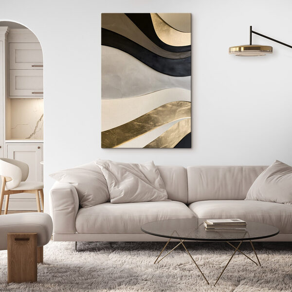 Fluid lines in a dynamic composition