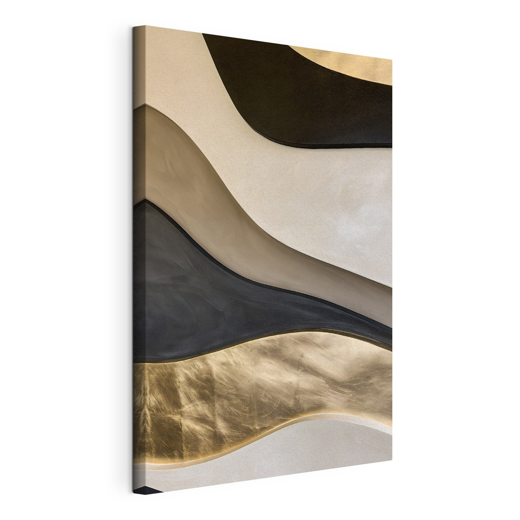 Flowing patterns in monochrome shades