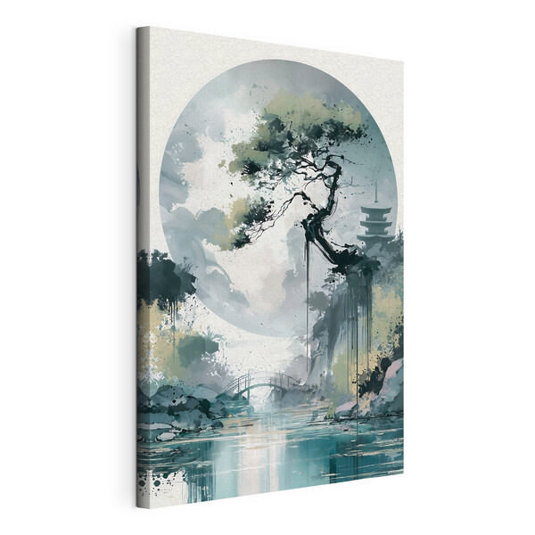 Wandbilder Gemälde einer Brücke und eines Baumes (Artikelnummer: s49881) Wandbilder Wandbilder Gemälde einer Brücke und eines Baumes (Artikelnummer: s49881)