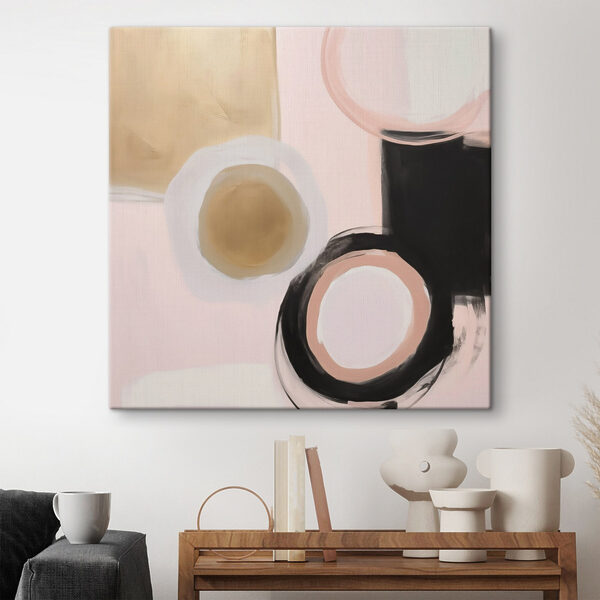Painting of circles and squares Painting of circles and squares