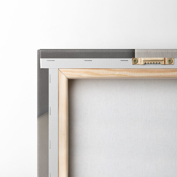 Wall art with a curved design Wall art with a curved design