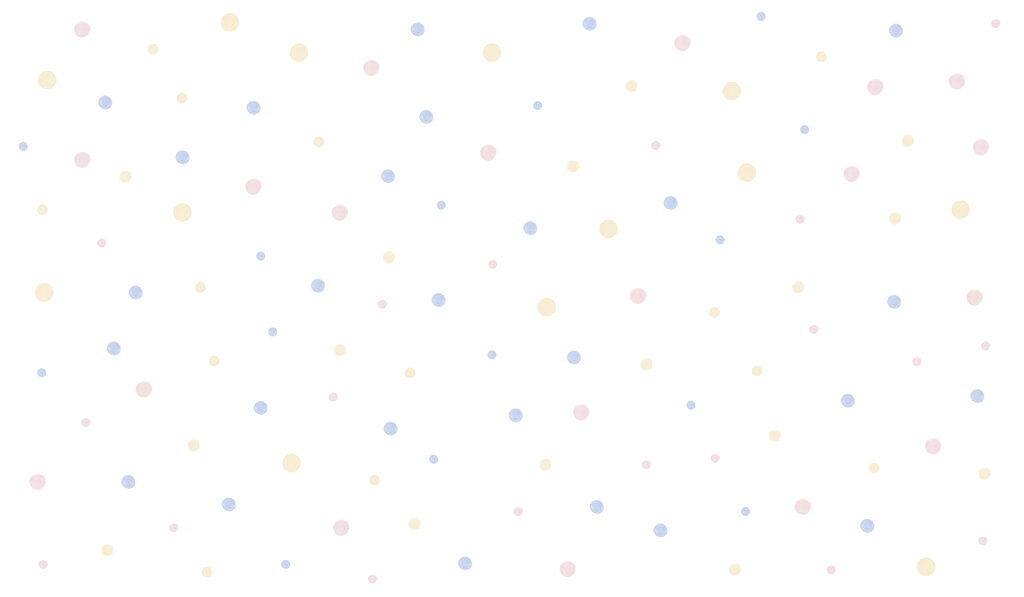 White background with multicolored dots