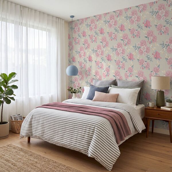Muster aus rosa Blumen Muster aus rosa Blumen