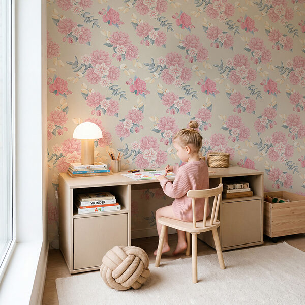Muster aus rosa Blumen Muster aus rosa Blumen