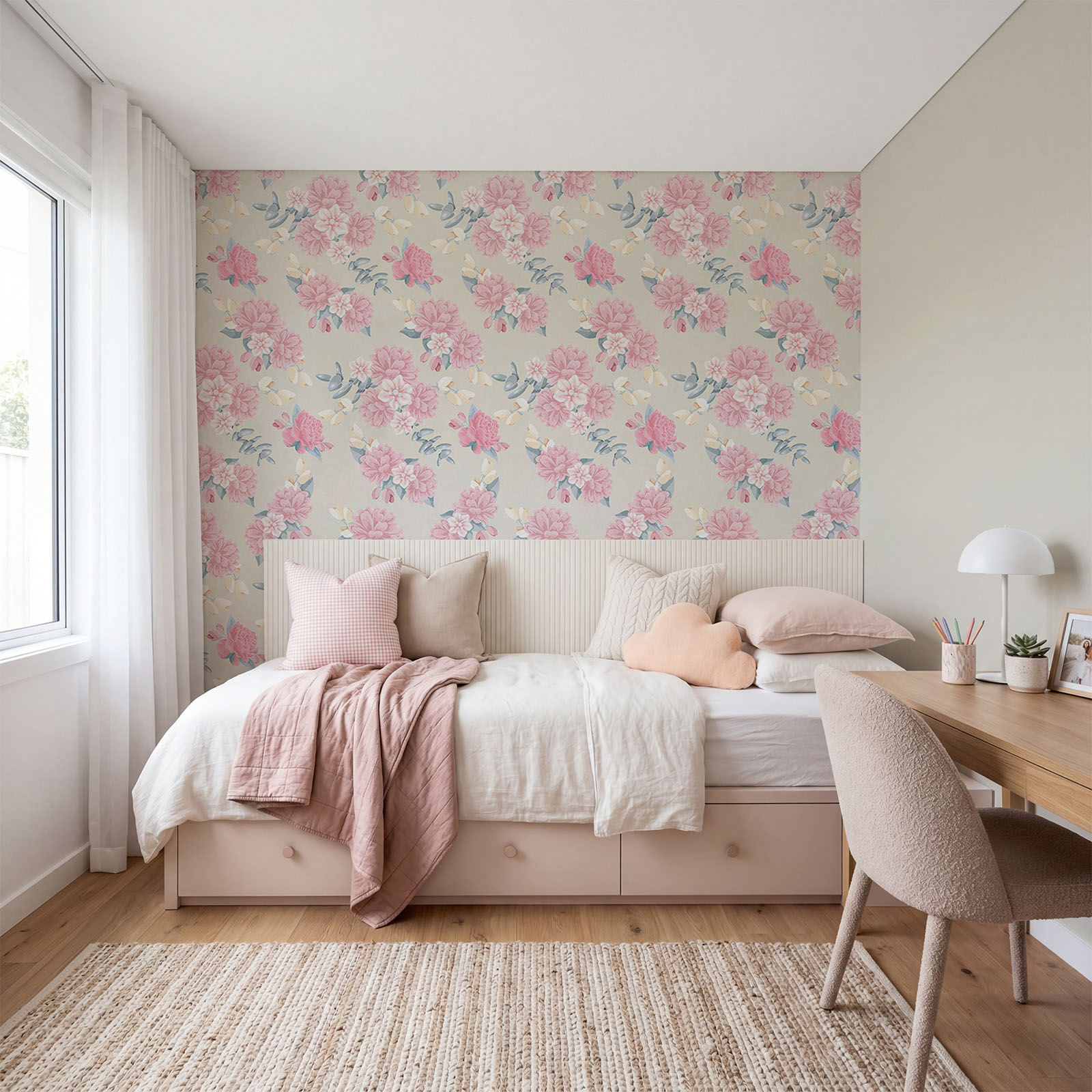 Muster aus rosa Blumen Muster aus rosa Blumen