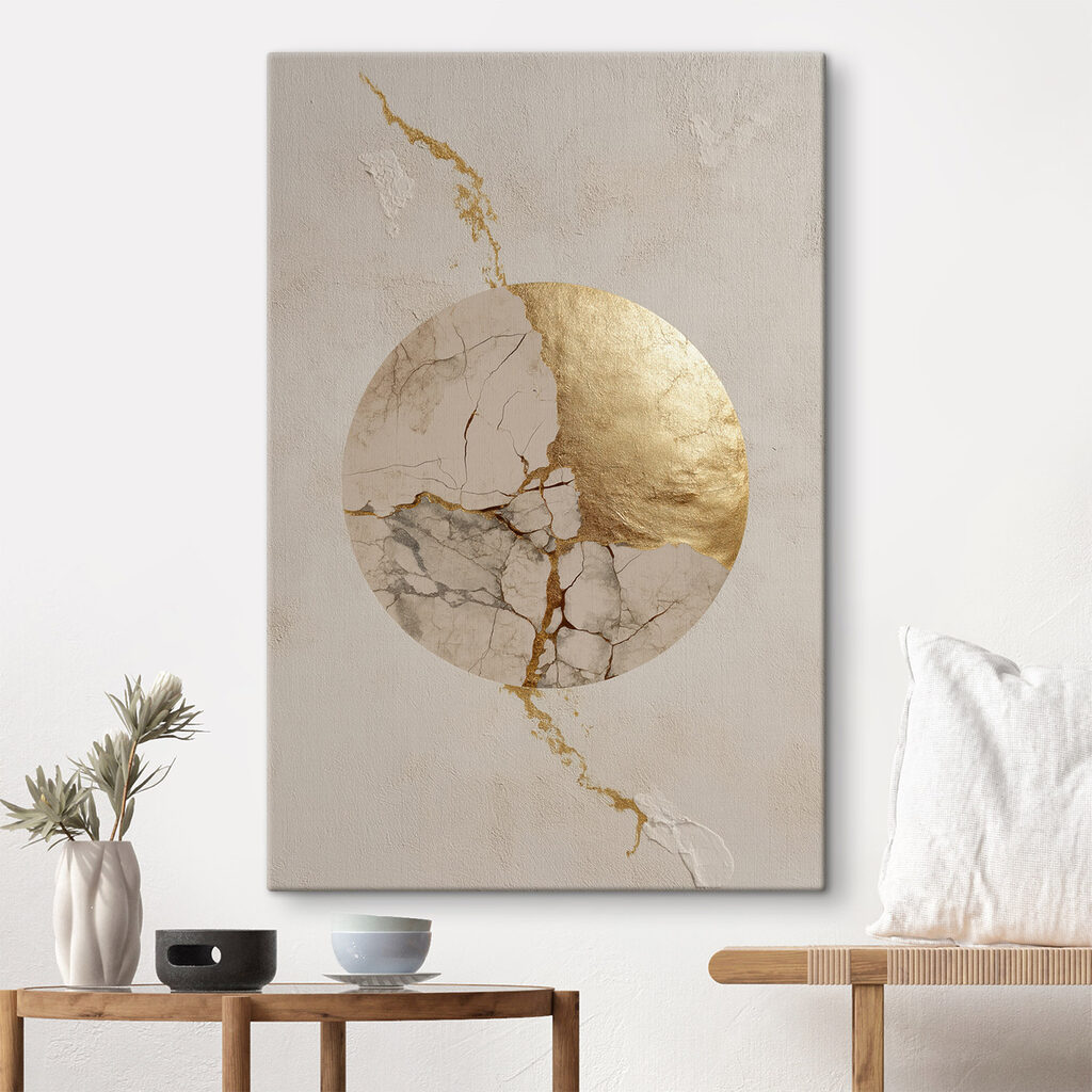 Cracks create art in the surface Cracks create art in the surface