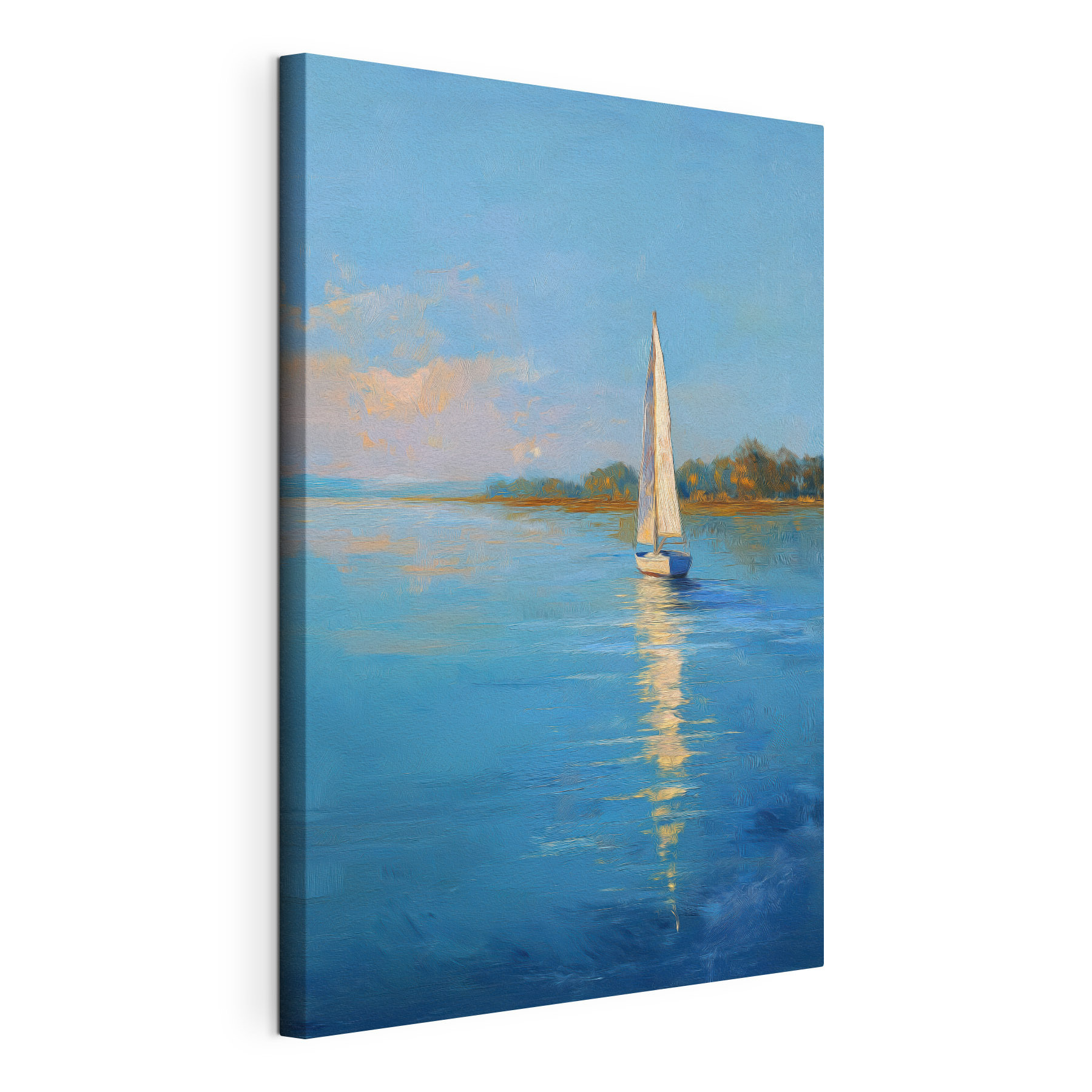 Sailboat on a body of water