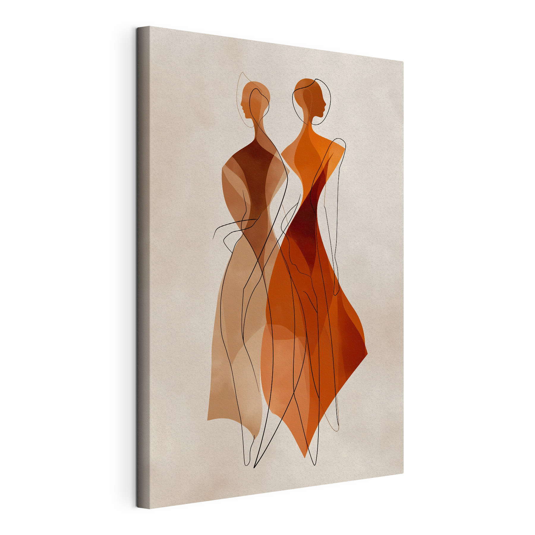 Drawing of two women Drawing of two women