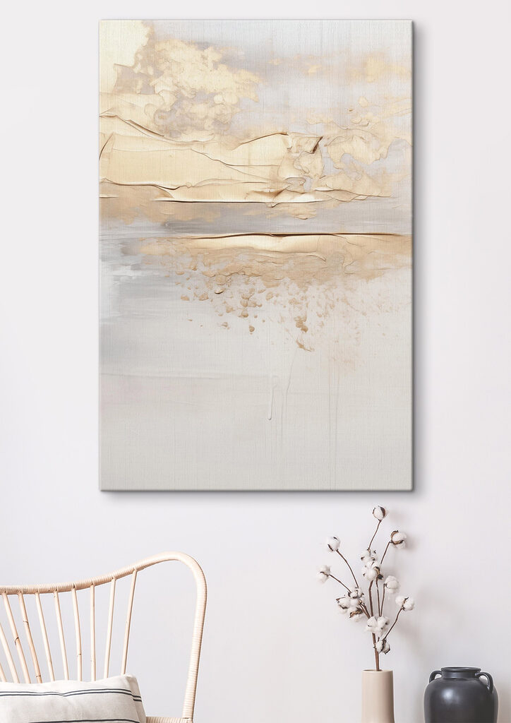 Soft hues blend in serene abstraction Soft hues blend in serene abstraction