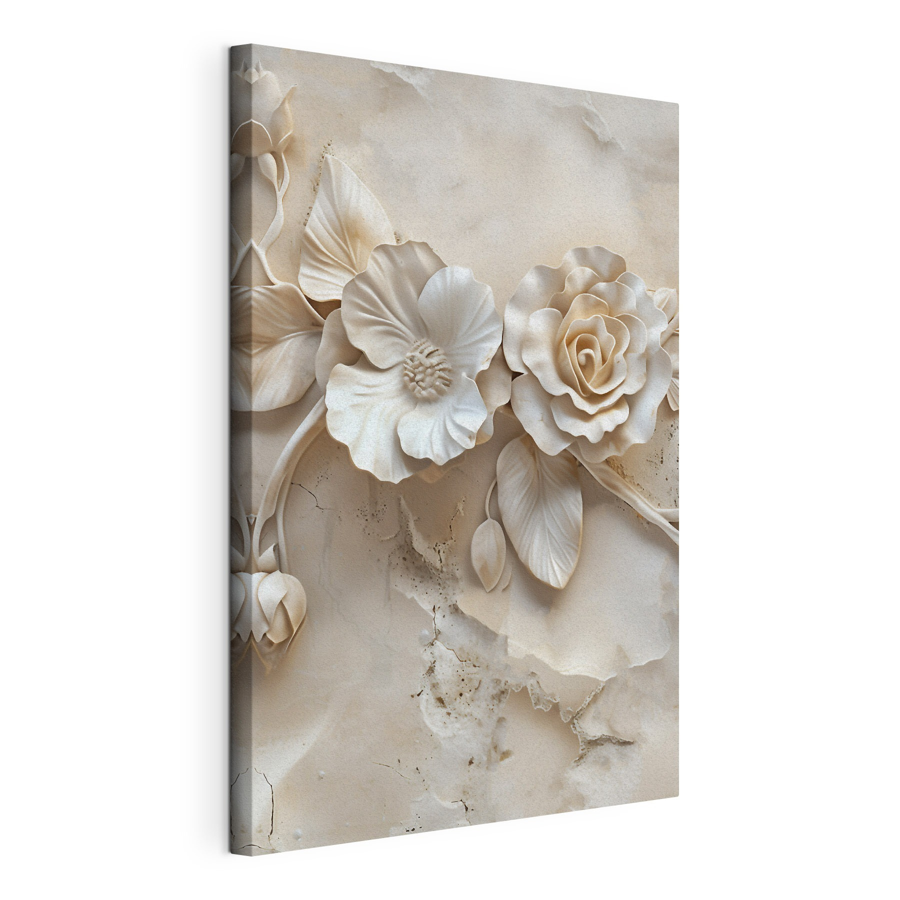 Delicate floral design in neutral tones Delicate floral design in neutral tones