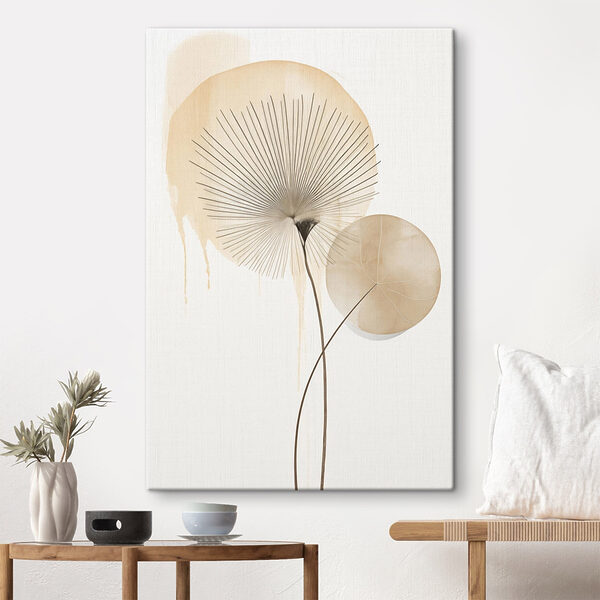 Delicate forms in soft colors