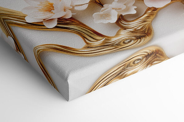 Delicate blossoms on a tranquil backdrop Delicate blossoms on a tranquil backdrop
