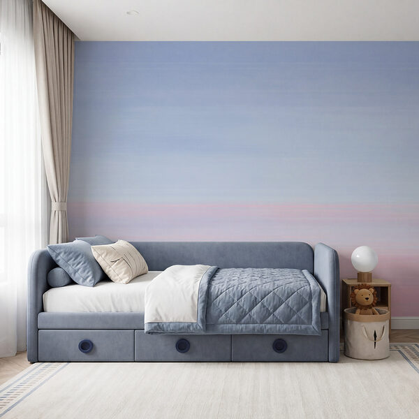 Blauer und rosa Himmel Blauer und rosa Himmel