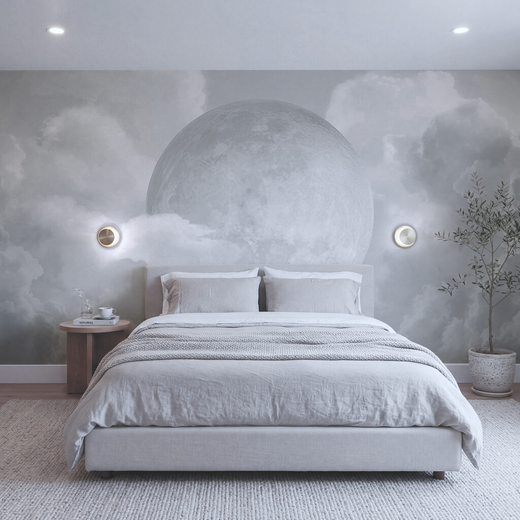 Vollmond hinter den Wolken Vollmond hinter den Wolken