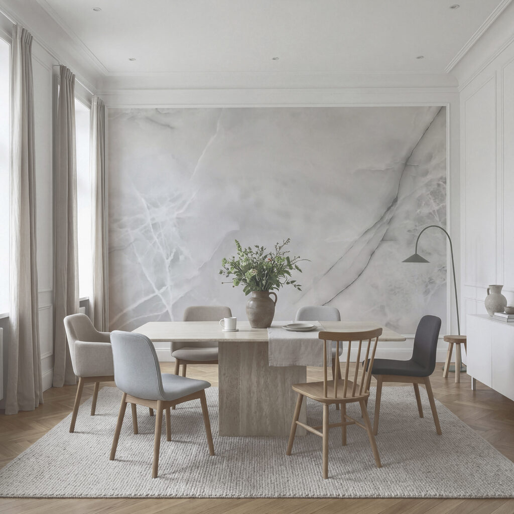 Elegante Marmoroberfläche mit dezenter Maserung Elegante Marmoroberfläche mit dezenter Maserung