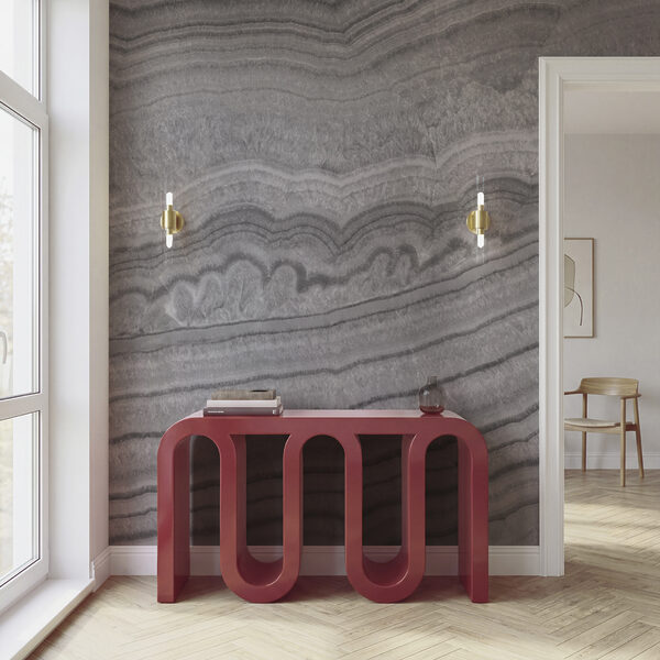 Natürliche Wellen in monochromem Design