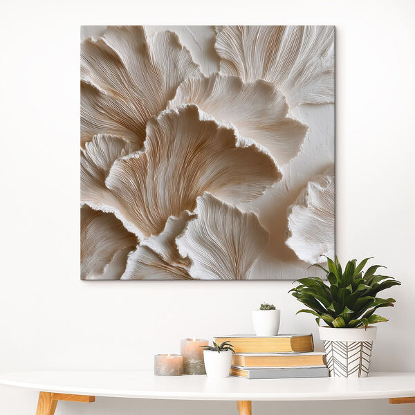 Elegant textured floral design elements Elegant textured floral design elements