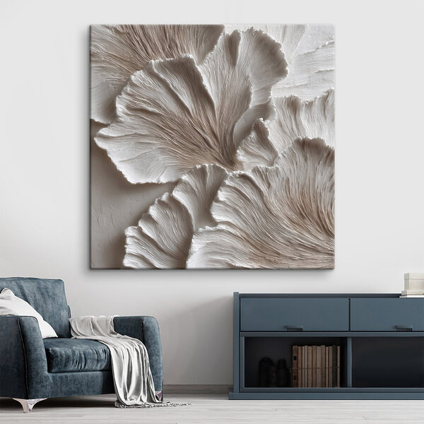 Elegant leaves in soft hues
