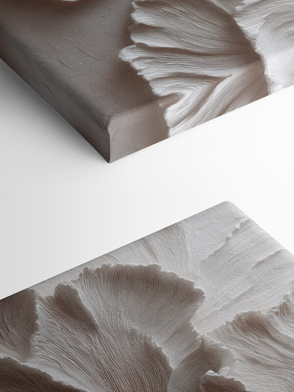 Elegant leaves in soft hues