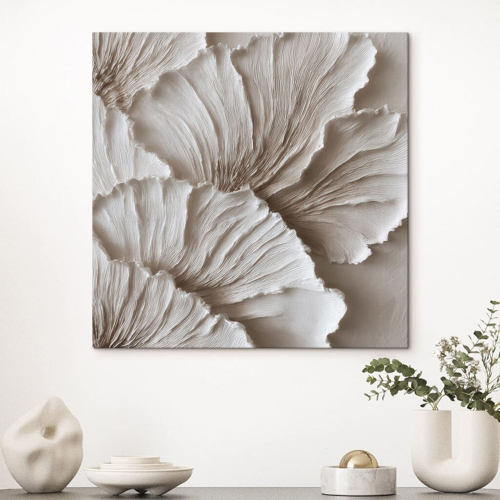 Elegant layers of textured petals